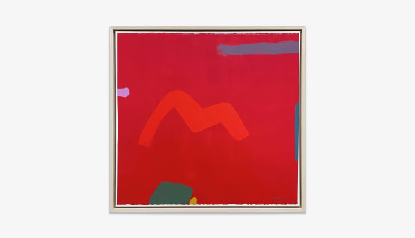 Dorothy Fratt, Untitled, 2001, Acrylic on paper mounted on canvas, 23 x 24 1/2