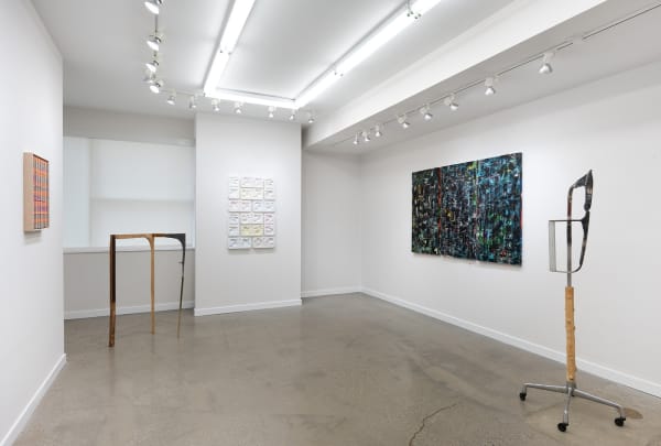 Installation view, Benign Aggressors. Photograph by Vivian Doering.