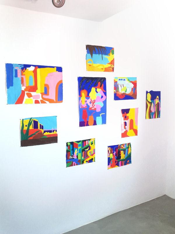 Todd James Drawings Artist Room 2018 Installation Shot