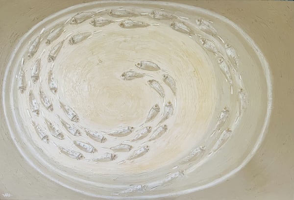 Nigel Emery Spiral Shoal of Fish, Original, Signed