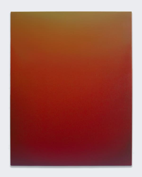 Emmanuelle Leblanc, Diffuse rouge-or piment, 2022