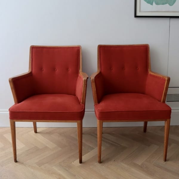 Swedish, A Pair of Armchairs, Circa 1940s