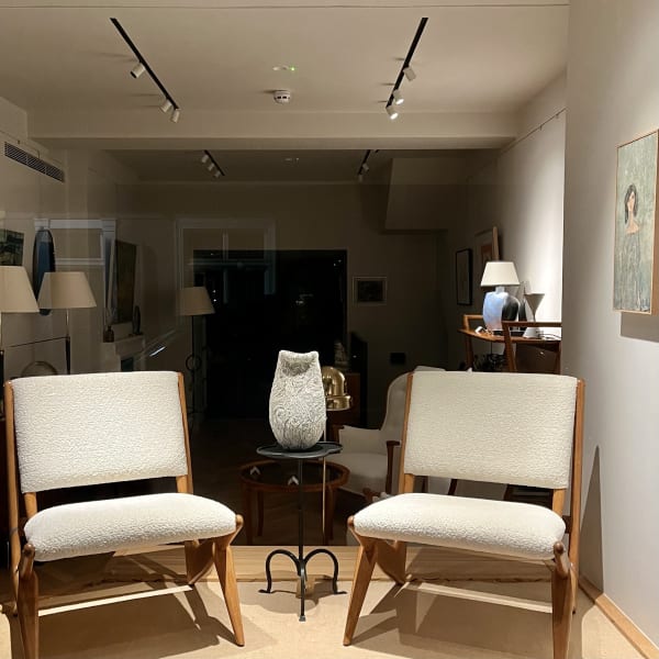 Bertil Brehmann, A Pair of Boomerang Armchairs, Circa 1960s
