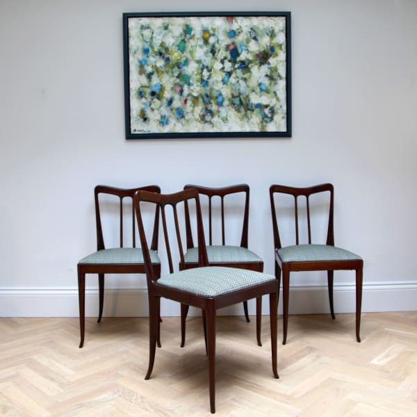 Attributed to Paolo Buffa, A Set of Eight Italian Dining Chairs, Circa 1950s