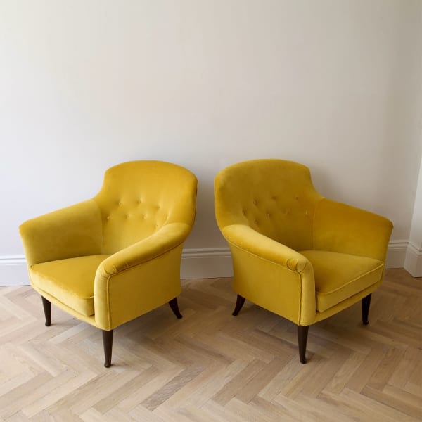 Kerstin Horlin Holmquist, A Pair of Greta Armchairs, Circa 1960s