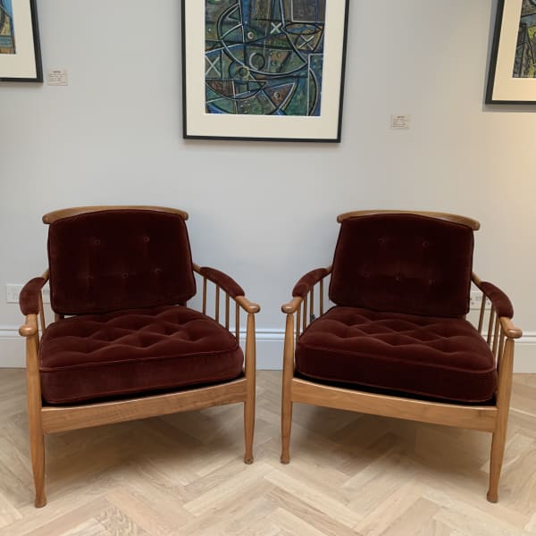 Kerstin Horlin Holmquist, A Pair of Skrindan Armchairs, Circa 1960s