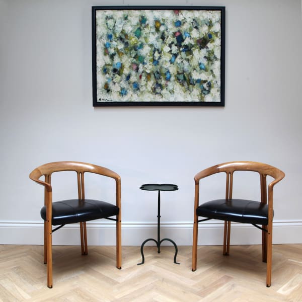 Franco Poli, A Pair of Ulna Dining Chairs, Circa 1980