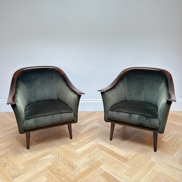 Frederic Kayser, A Pair of Armchairs , Circa 1960s