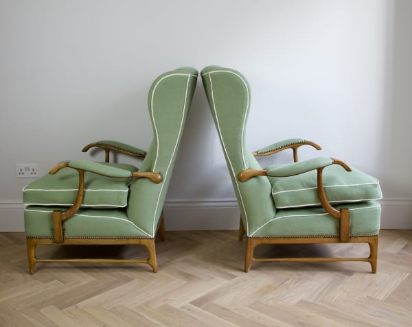 Paolo Buffa, A Pair of Armchairs, Circa 1950s