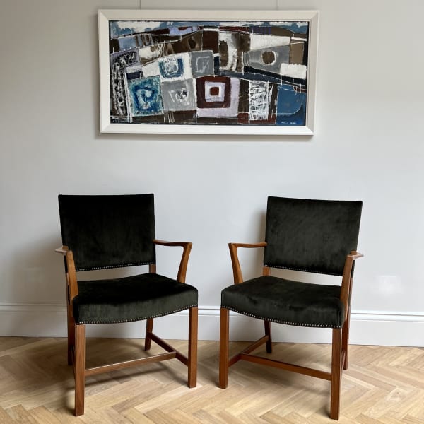 Karl Erik Ekeslius, A Pair of Swedish Armchairs, Circa 1960s