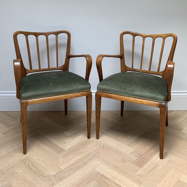 Osvaldo Borsani, A Pair of Armchairs, Circa 1950s