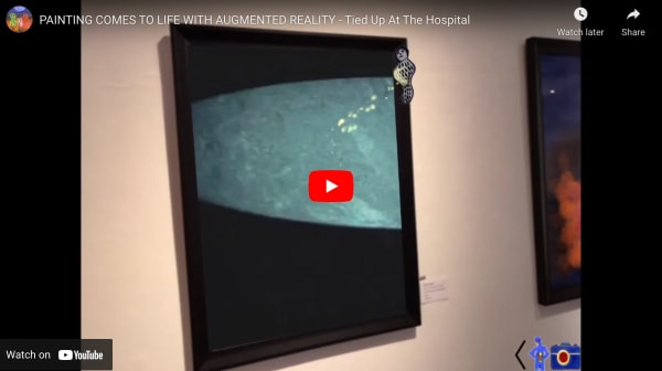 Painting Comes To Life With Augmented Reality - Tied Up At The Hospital