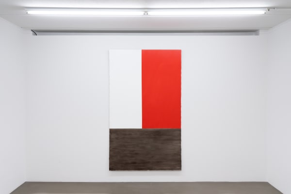 Meuser o.T., 2000 oil on steel 202 x 121 x 4,5 cm