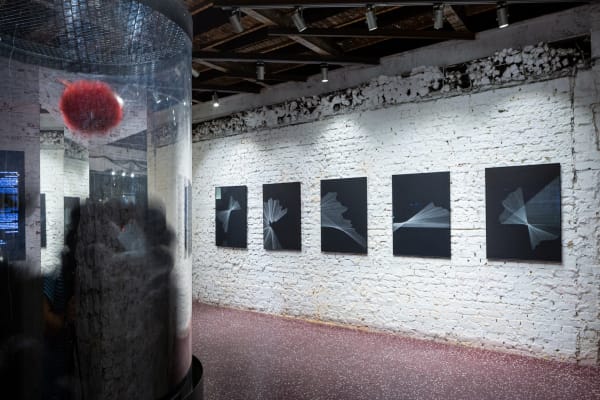 Out of the Black. Experiment X solo exhibition by Alina Aldea at Kube Musette Bucharest installation view 2019
