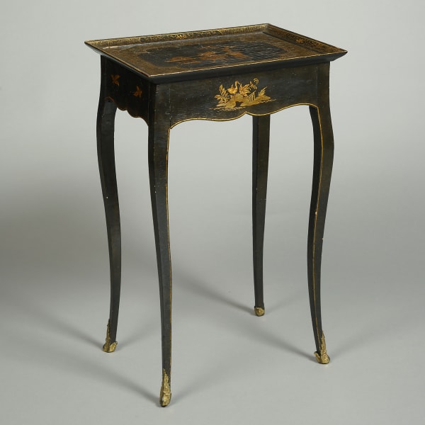 LOUIS XV LACQUER TABLE EN CABARET