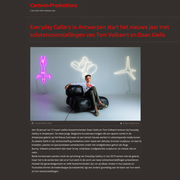 Cartoon-Productions — Tom Volkaert and Daan Gielis  Solo