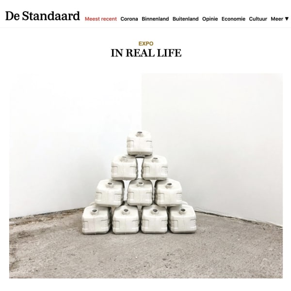 De Standaard — In Real Life Exhibition