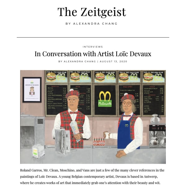 The Zeitgeist — Loïc Devaux