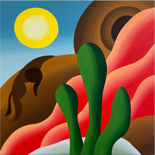 Downstream Friend, 2022, Acrylic on Canvas, 127 x 127 cm