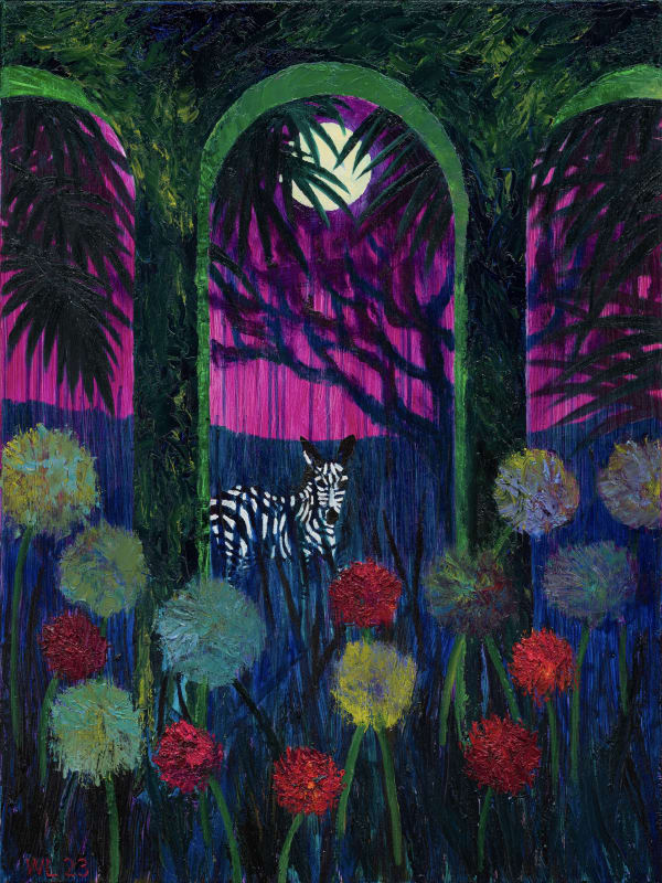 William Lim Night Safari 1 2023 Oil On Canvas 80 Cm X 60 Cm