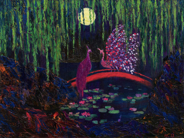 William Lim Night Safari 10 2023 Oil On Canvas 60 Cm X 80 Cm