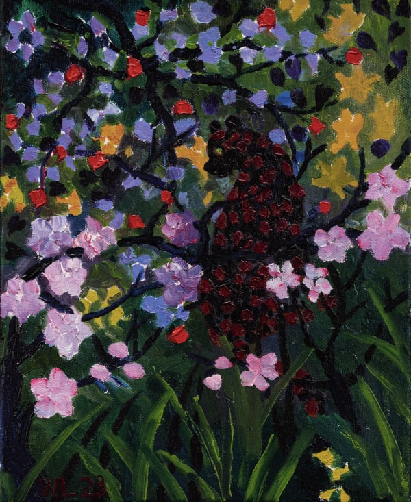 William Lim Night Safari 13 2023 Oil On Canvas 30 Cm X 24 Cm