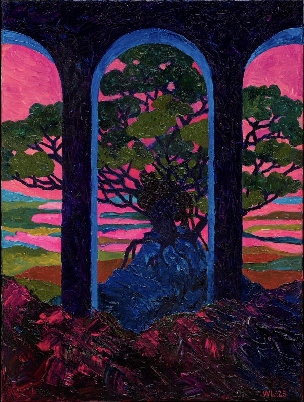 William Lim Night Safari 2 2023 Oil On Canvas 80 Cm X 60 Cm