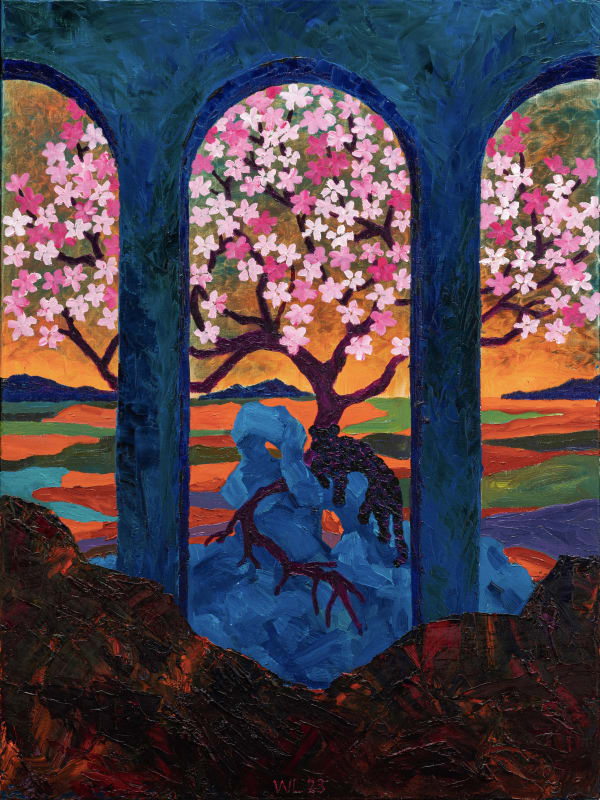 William Lim Night Safari 4 2023 Oil On Canvas 80 Cm X 60 Cm