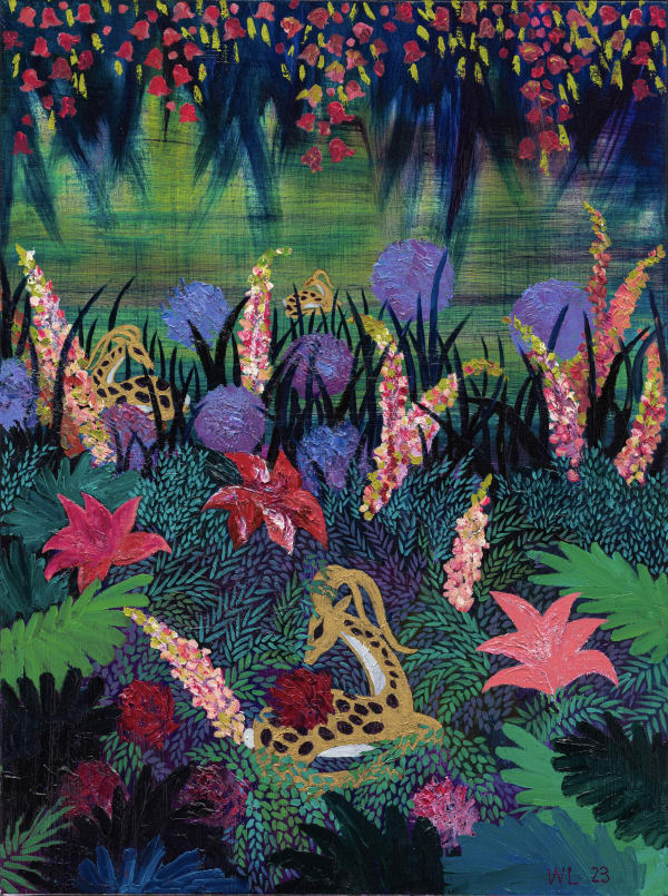 William Lim Night Safari 8 2023 Oil On Canvas 80 Cm X 60Cm