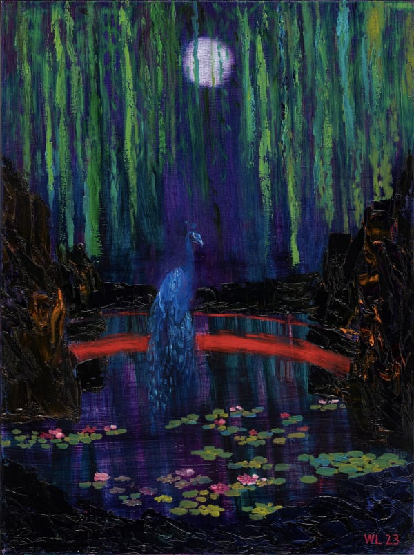 William Lim Night Safari 9 2023 Oil On Canvas 80 Cm X 60 Cm