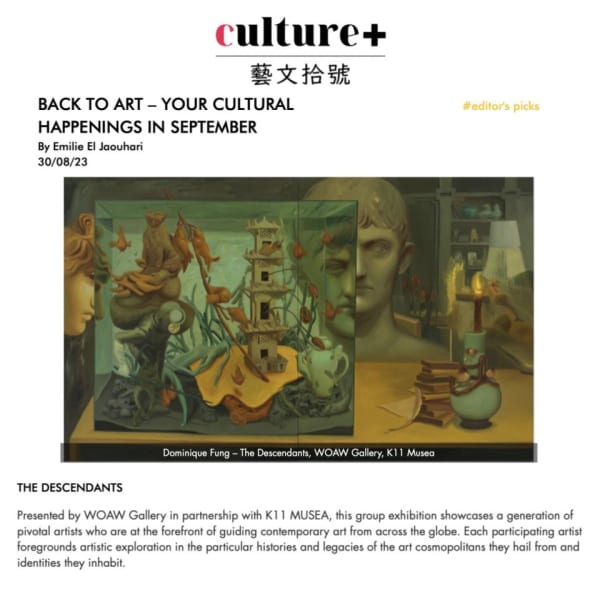 CULTURE PLUS: "BACK TO ART – YOUR CULTURAL HAPPENINGS IN SEPTEMBER"