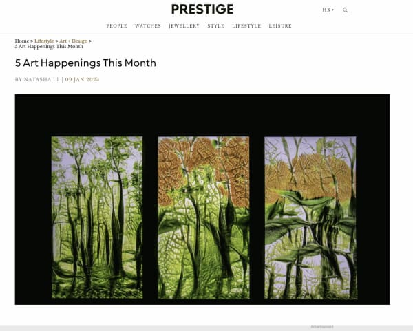 Prestige: "5 Art Happenings This Month"