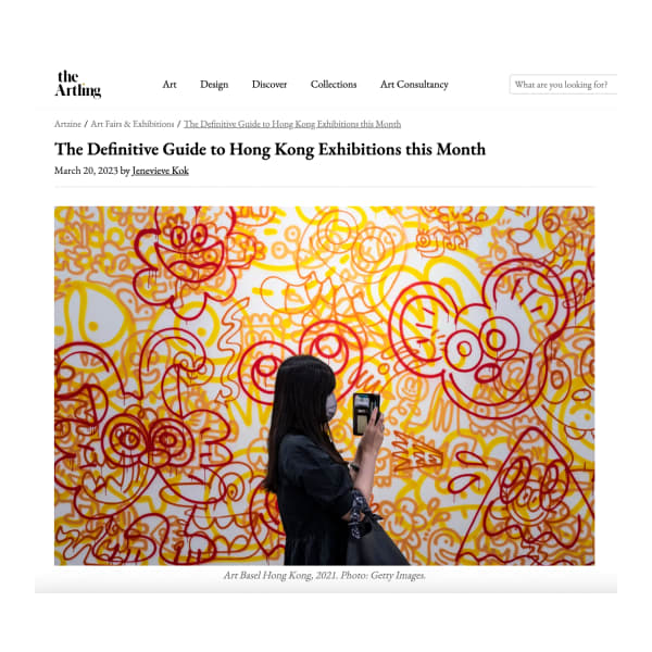 The Artling: "The Definitive Guide to Hong Kong Exhibitions this Month"