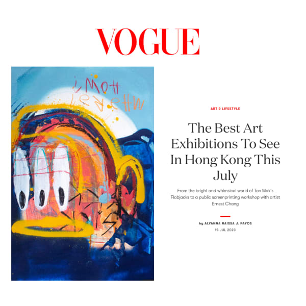 Vogue Hong Kong: "The Best Art Exhibitions To See In Hong Kong This July"