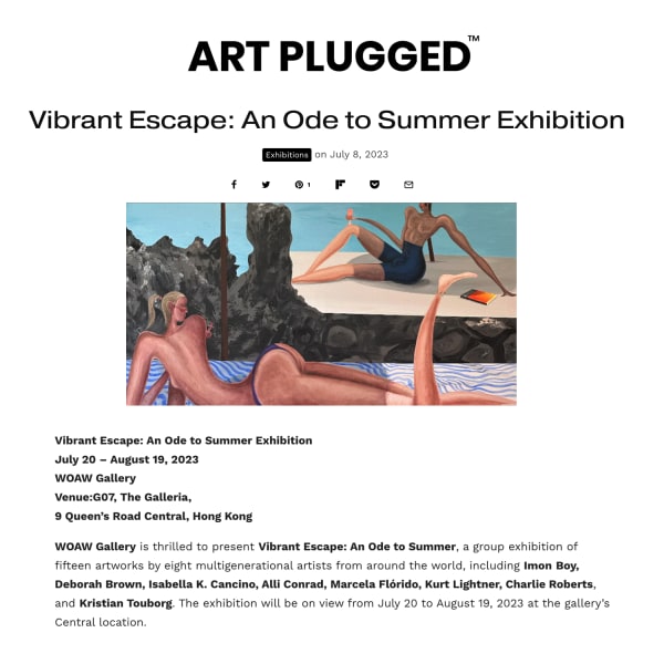 Art Plugged: "Vibrant Escape: An Ode to Summer Exhibition"