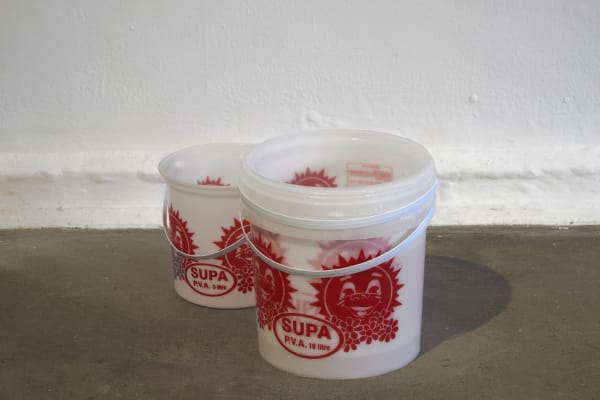 Simnikiwe Buhlungu, hygrosummons (iter.01), exhibition view. Produced by Chisenhale Gallery, London, and commissioned by Chisenhale Gallery, London and Kunstinstituut Melly,...