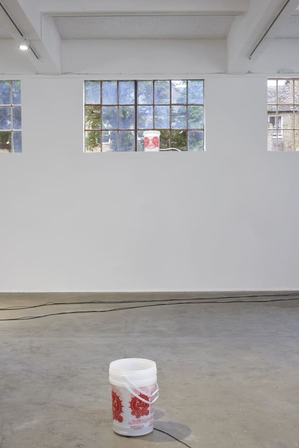 Simnikiwe Buhlungu, hygrosummons (iter.01), exhibition view. Produced by Chisenhale Gallery, London, and commissioned by Chisenhale Gallery, London and Kunstinstituut Melly,...