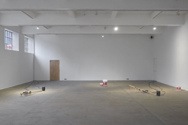 Simnikiwe Buhlungu, hygrosummons (iter.01), exhibition view. Produced by Chisenhale Gallery, London, and commissioned by Chisenhale Gallery, London and Kunstinstituut Melly,...