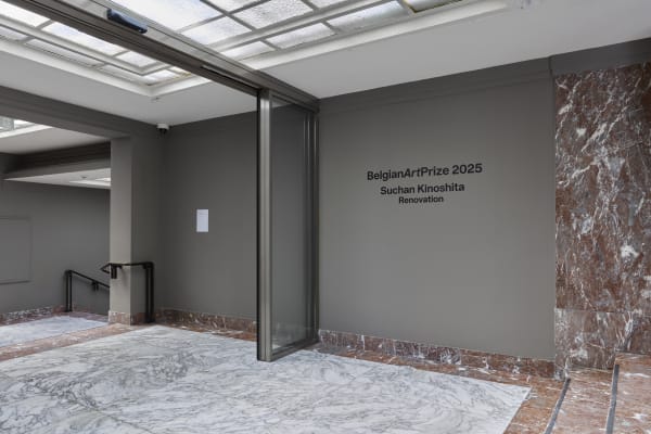 Exhibition views of the exhibition ‘Suchan Kinoshita: Renovation’ - BelgianArtPrize 2025 at Bozar, Centre for Fine Arts of Brussels ©...