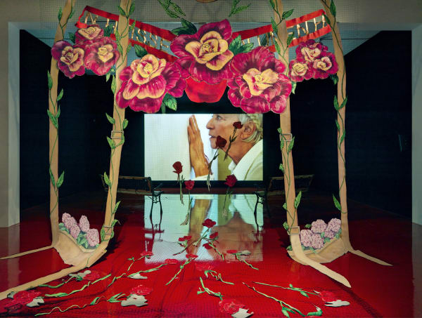 Pauline Curnier Jardin, Hot Flowers, Warm Fingers, exhibition view at Centraal Museum Utrecht. Photography by Gert Jan van Rooij, courtesy...
