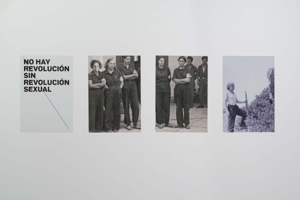View of the exhibition “Dora García. Romeos, luchadorxs e insecto” © Es Baluard Museu, 2023. © of the work of...