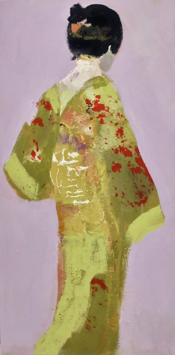 Acryl auf Leinwand, 2024, 140 x 70 cm