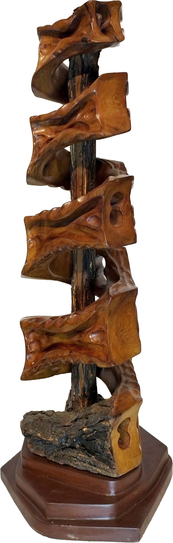 MAYEMBE Untitled, 2018 Carved wood 105 x 40 x 40 cm