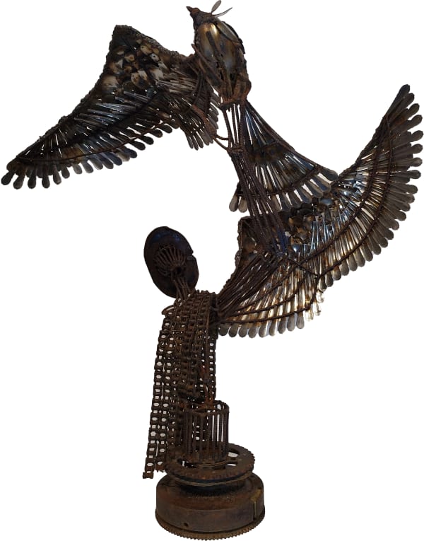 SAKANANU "Armonia e Tolerância", 2021 Mixed media 92 x 92 x 22 cm