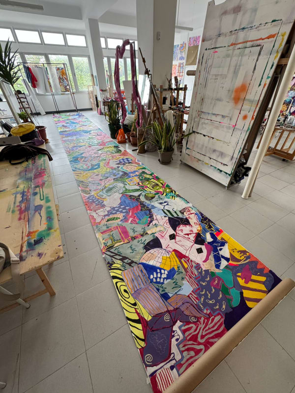 The collective Vês.Três presents “Papel de Parede.”