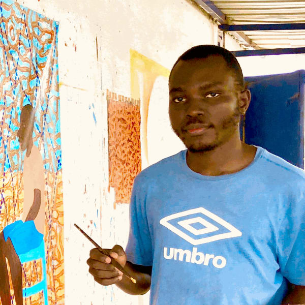Artist Benigno Mangovo opens his first exhibition