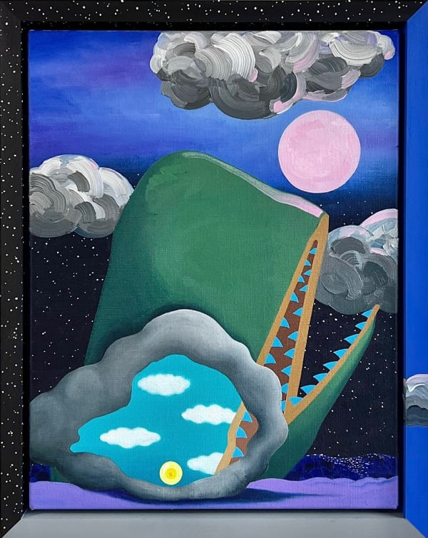 CRAIG KUCIA, UNTITLED (WHALE, JUNE NIGHT SKY), 2023