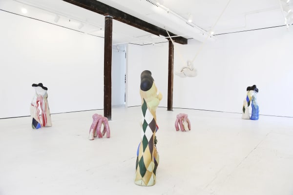 Harlequins and Bathers