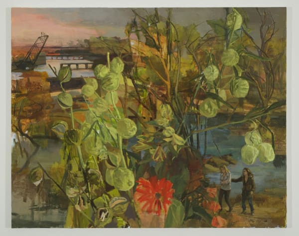 Vera Iliatova, To See You Through, 2015, oil on canvas, 40 by 50 inches. Monya Rowe, New York