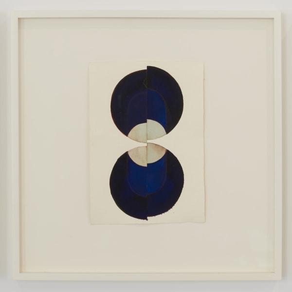 Nathlie Provosty, “Council, Untitled (15–53)” (2015), watercolor and walnut ink on paper, 8 x 6 in (courtesy Nathalie Karg Gallery)
